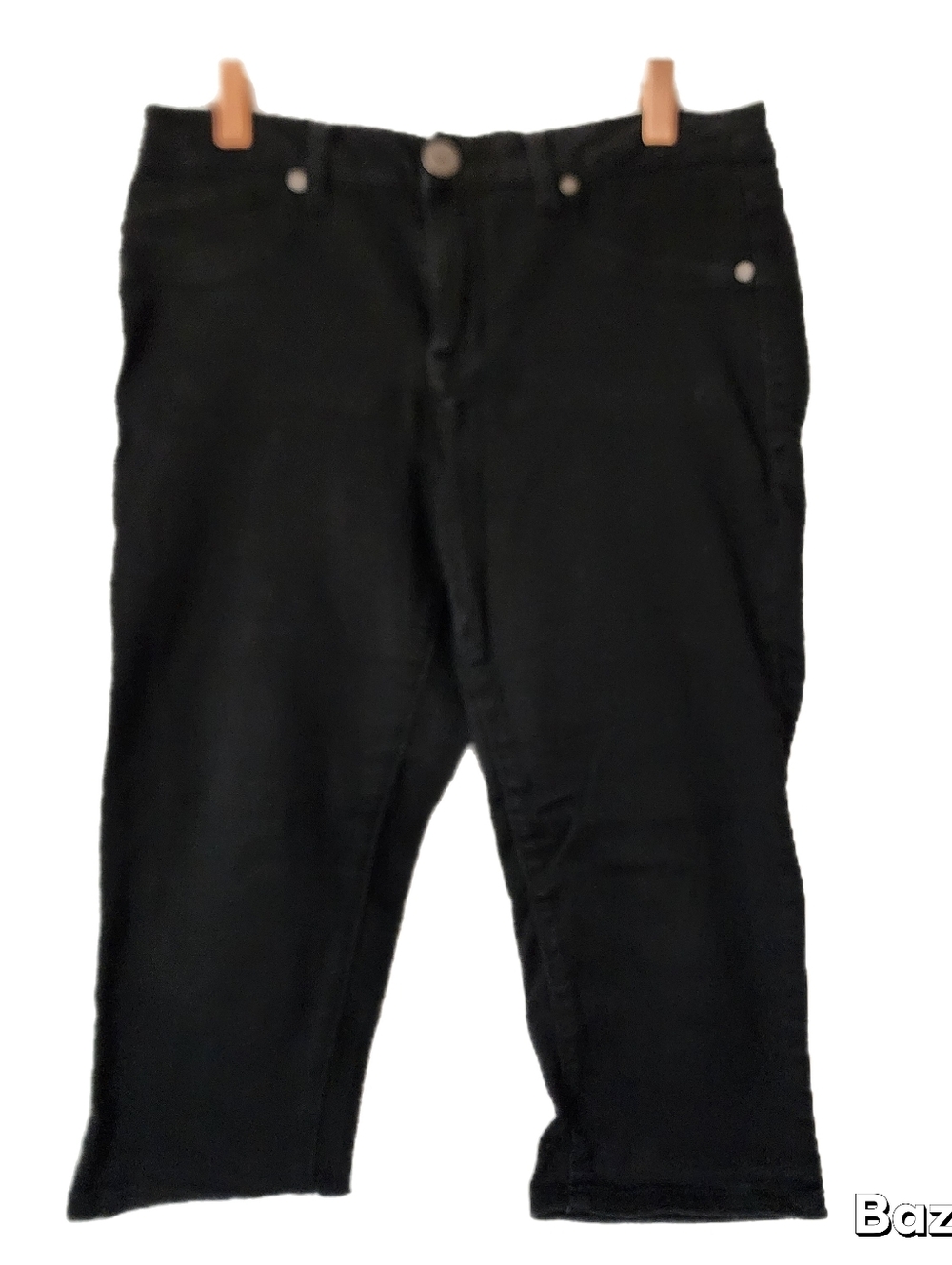 1822 Denim Capri Pants Womens Size 6 Black